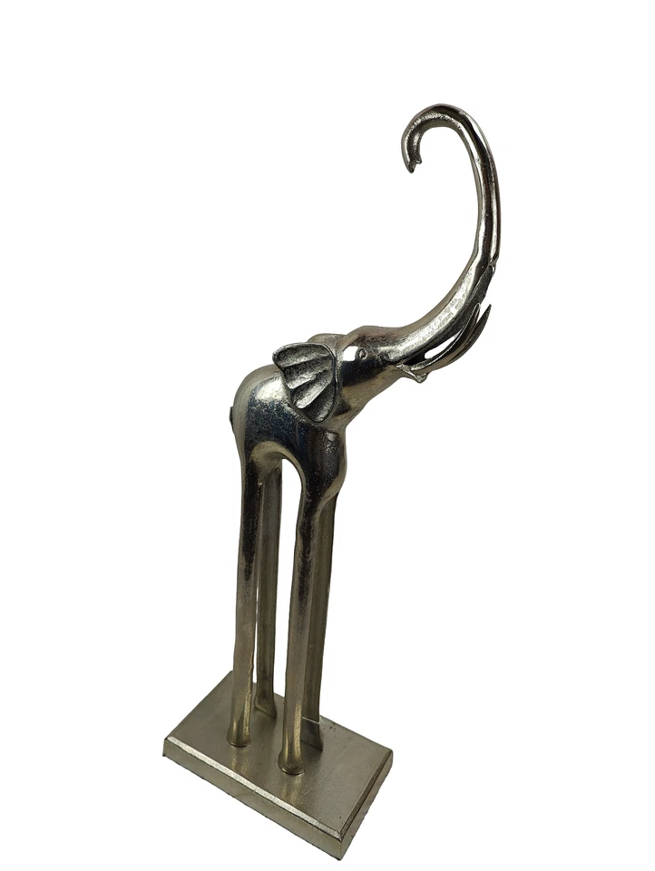 Gilde Skulptur Elefant Delgado Aluminium 78 cm - Bild 1 von 1