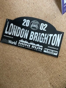 London To Brighton Mini Run 2002 Rare Mini Plaque LSMOC - Picture 1 of 7