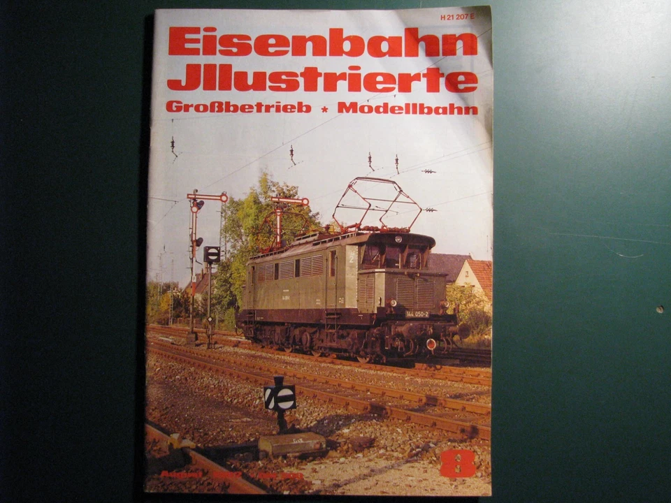 "Eisenbahn Illustrierte"     Nr.8   August 1982     Großbetrieb * Modellbahn - Bild 1 von 4