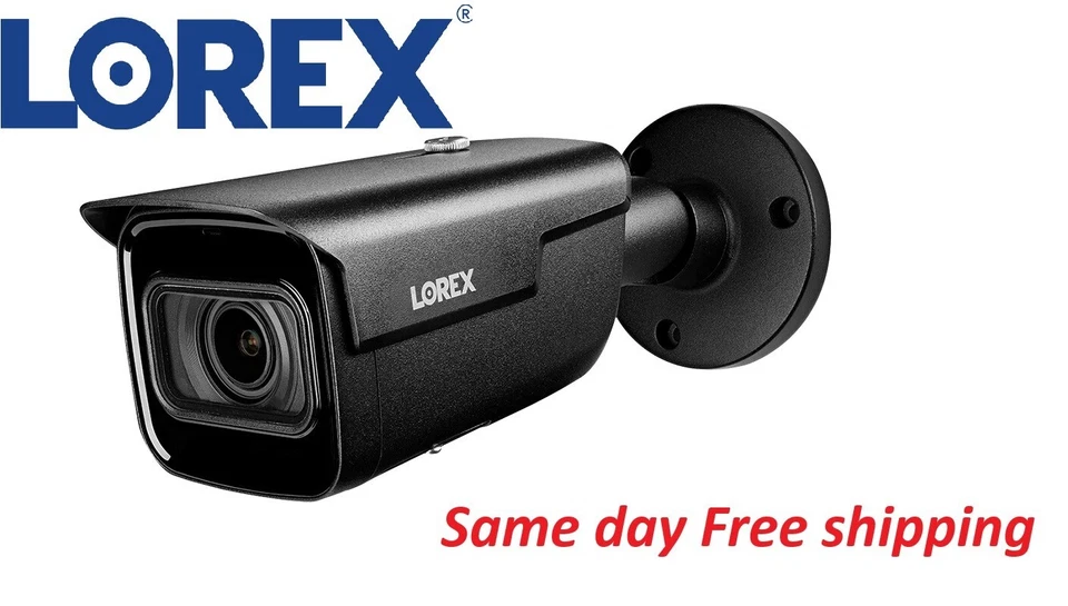 Lorex 4K Bullet IP Security Camera Motorized Varifocal 4X Zoom 30 FPS LNB9282B - Image 1 of 1