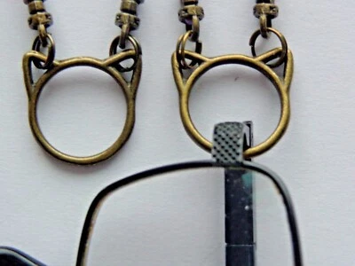 2x CATS 28" LAZO GAMUZA CORDÓN GAFAS CADENA SOPORTE LA COLLAR ELIGE MEZCLAR COLORES Foto 1 de 4
