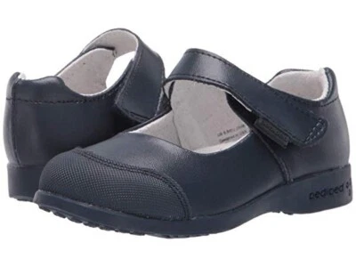 NUEVO EN CAJA Zapatos Maryjane Pediped Flex Becky Cuero Azul Marino EE. UU. 7,5 - 8 EUR 24 Foto 1 de 4