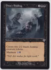 2025 Magic The Gathering Innistrad Remastered #379 Gisa's Bidding RETRO FRAME C - Picture 1 of 1