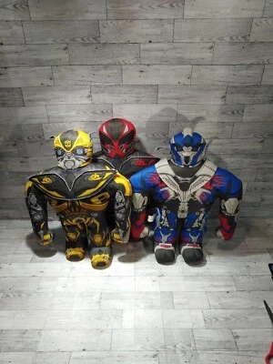 Transformers Age of Extinction 17" Plush Wrestling pillows set of 3 - Image 1 of 4