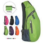 Foldable Single Shoulder Bag Polyester Crossbody Bag Durable Chest Pack