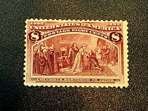 1893 Columbian 8¢ Magneta Scott 236 MNH F-VF Offer - Bild 1 von 4