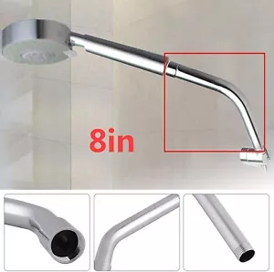 Duschkopf Verlängerung Abgewinkelt Bad Dusche Arm Extra-Schlauchleitung - Bild 1 von 7