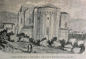 1861 TEMPIO DEL SALVATORE A CEFALU' PALERMO - Imagen 1 de 1