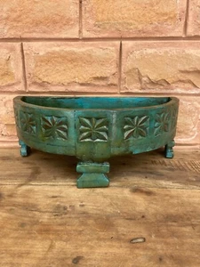 Wooden Indian Chakki Grinder Table Vintage Art Traditional Low Coffee Table Gift - Picture 1 of 10