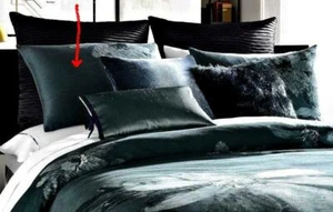 Kenneth Cole Reaction ETCHED FLORAL Petrol Standard Pillow Sham NEW IN POUCH - Picture 1 of 1