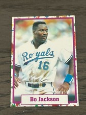 1989 Sports Stars Super Star Elite Bo Jackson Sample Kansas City Royals 