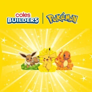 Coles Pokemon Builders Figures Collect cards 2024 Pick Choose Full Set - Picture 1 of 74