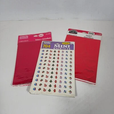 Paquete de 2 pegatinas autoadhesivas Expressions & Eureka Heartline y mini Foto 1 de 4