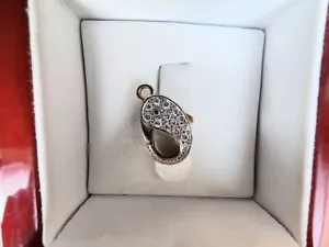 SCHWERER 18K ROSEGOLD DIAMANT KARABINERVERSCHLUSS SCHLOSS - Bild 1 von 12