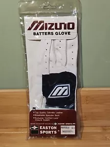 DE COLECCIÓN Guante Deportivo de Bateo Mazuno Adulto Para Hombre Mediano Mano Izquierda Azul Marino/Blanco Nuevo de Edición - Imagen 1 de 6