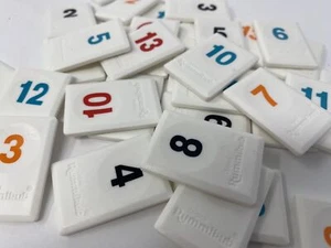 Rummikub Tiles White Individual Replacement Game Pieces You Pick 2019 - Picture 1 of 3