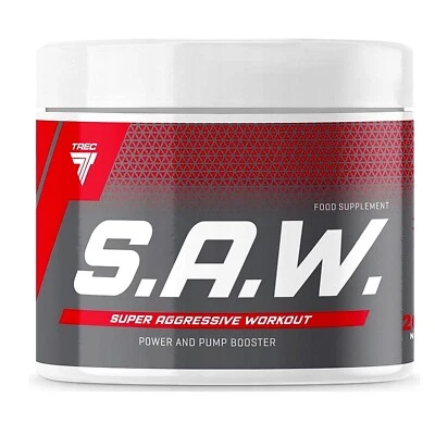 TREC NUTRITION SAW  200g - Pre-Workout Energie Konzentration 3 Arten von Kreatin - Bild 1 von 3