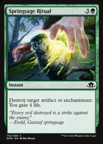 Springsage Ritual - Eldritch moon #172/205 MTG Magic The Gathering - Image 1 of 1