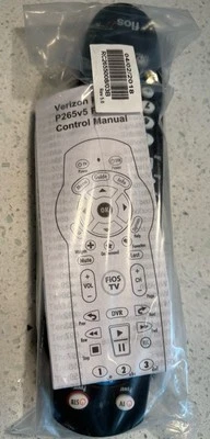 Verizon FiOS P265V5 Replacement TV Remote Control - NEW! - Image 1 of 4