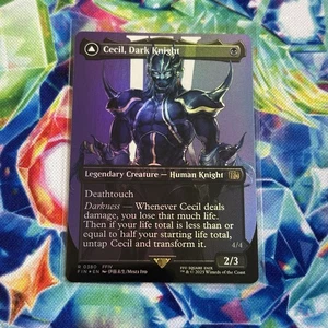 Cecil Caballero Oscuro/Paladín Redimido Vitrina Lámina, Magic The Gathering Único, FIN 0380 Raro Casi Nuevo - Imagen 1 de 4