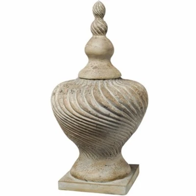 Benjara Classic Ceramic Vase with Lid Foto 1 de 4