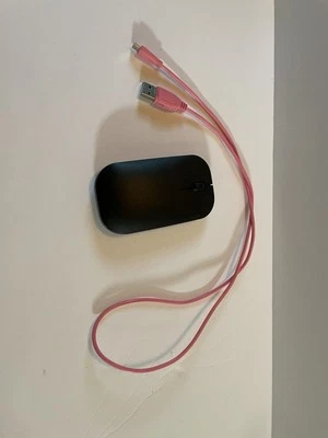 Seenda wireless mouse Rechargeable Black Tested And USB Connection.  - Image 1 of 2