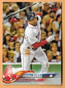 Eduardo Núñez Boston Red Sox #76 - Topps casi nuevo-como nuevo 2018 - Imagen 1 de 2
