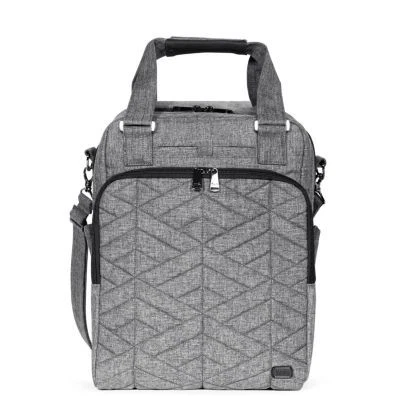 Bolso de Mano Lug Ranger XL Gris Jaspeado - Bolso Unisex para Pasar la Noche con Fácil Acceso con Cremallera Frontal Foto 1 de 4