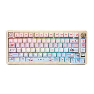 CHERRY x Blue Archive "Afternoon Sweet Dream" Wireless Tri-Mode Keyboard gitf - Picture 1 of 4