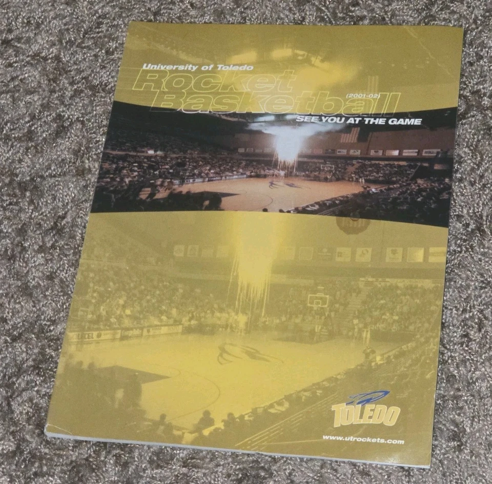 2001-2002 UNIVERSITY OF TOLEDO Ohio COLLEGE BASKETBALL GAME MAGAZINE PROGRAM VTG - Image 1 of 1