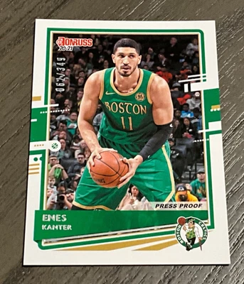 Panini Donruss # 27 Enes Kanter 2020-21/349 Boston Celtics Foto 1 de 2