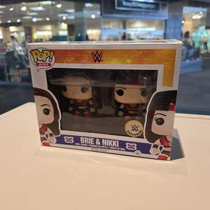 Funko Pop! WWE Brie & Nikki Bella Twins WWE Shop Excl. 2-Pack RARE VAULTED - Picture 1 of 10