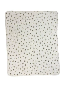 Ralph Lauren Baby Blanket Polo Bear White One Size Cotton - Picture 1 of 10