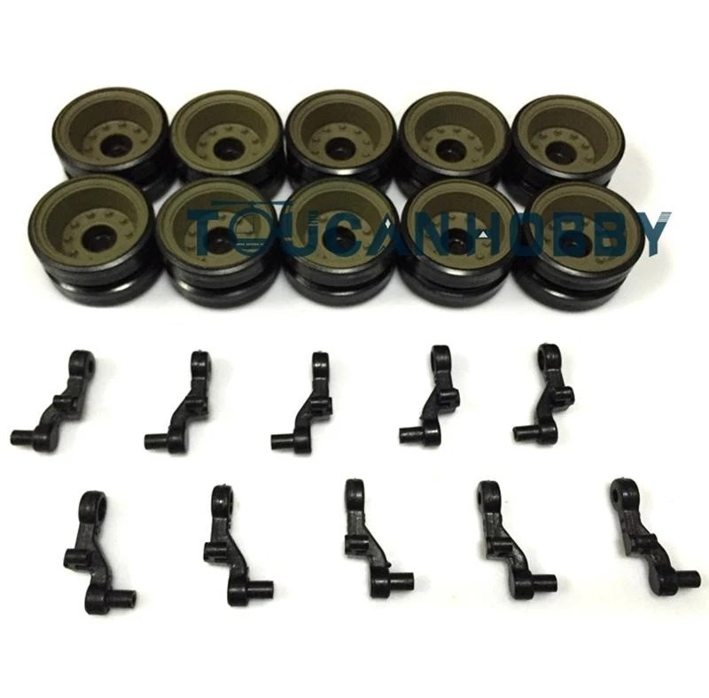 Henglong Plastic Road Wheels For 1/16 Remote Control 3839 Tank Walker Bulldog - Image 1 of 1