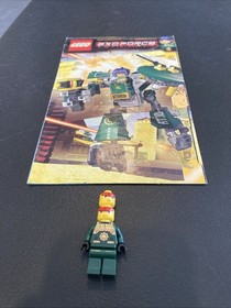 Ryo Dark Green 7721 8100 8108 3886 Exo-Force LEGO Minifigure Parts Manual Lot 2