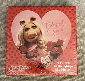 Springbock Hallmark Mini Herz Umrisse Puzzle Miss Piggy unverschämt romantisch - Bild 1 von 6