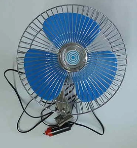 6" INCH 12 VOLT CAR /VAN/TRUCK/BOAT TILTING OSCILATING FAN - Picture 1 of 2