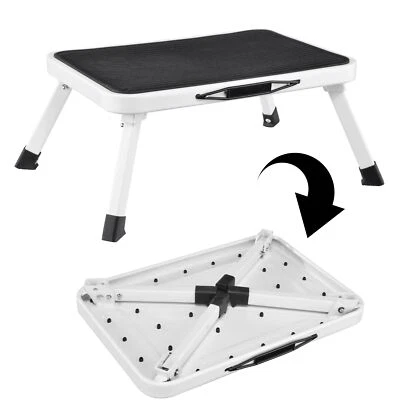 Klapptritt Klapphocker Tritthocker Tritt Hocker Trittleiter Trittstufe Metall  - Bild 1 von 4