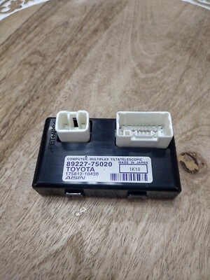 2010 10 11 12 LEXUS HS250H HS 250 H STEERING COLUMN CONTROL MODULE 89227-75020 - Image 1 of 3