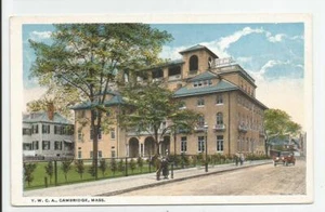 YWCA Building Cambridge Massachusetts Postcard MA unposted White Border - Picture 1 of 2