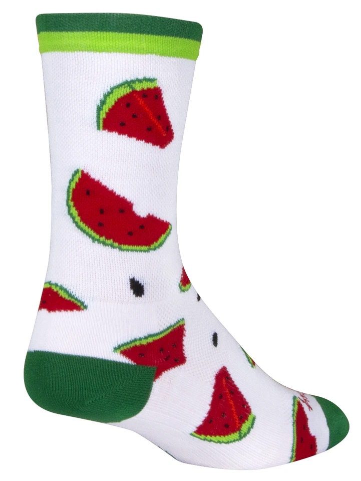 Socks - SockGuy - Crafty Red S/M 6" Crew Cycling/Running NEW - Image 1 of 4