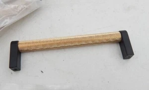 NEW 5” Black Gold Textured Kitchen/Bath Hardware Drawer Door Pull - 10 Pack - Picture 1 of 5