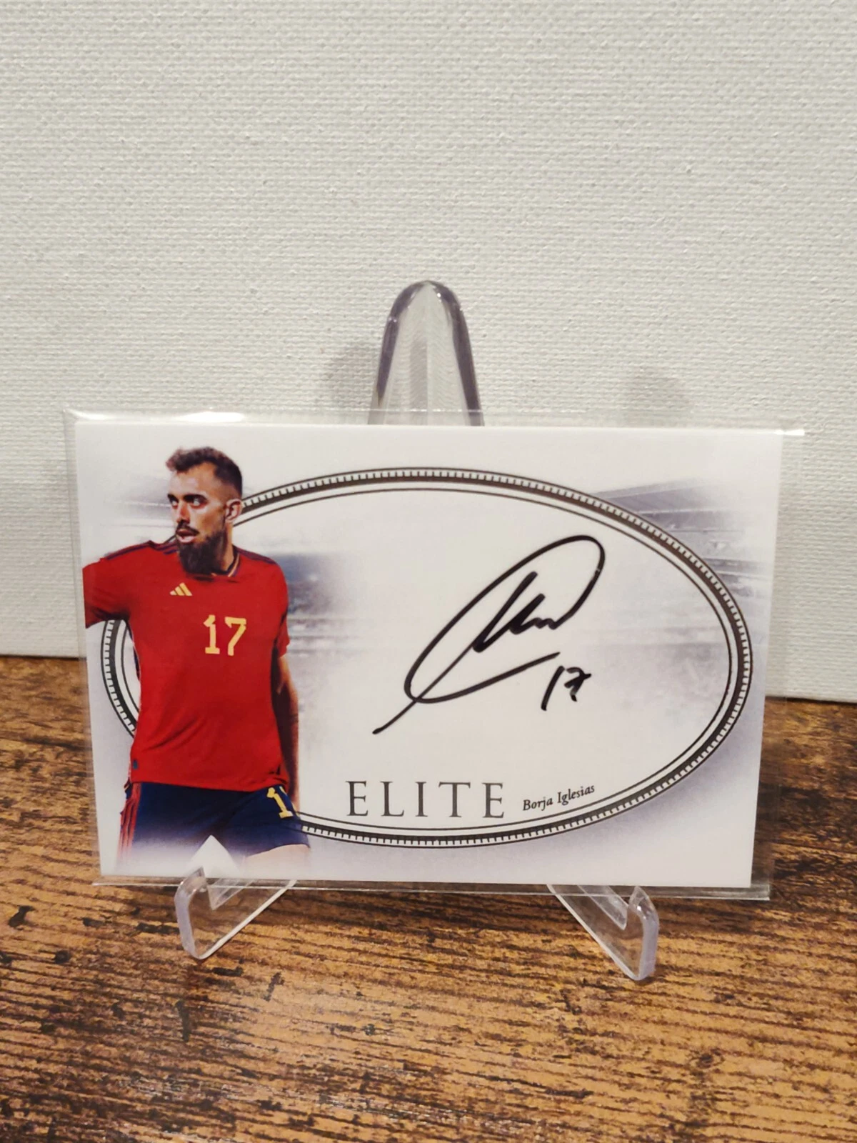 2023/24 Futera Unique Borja Iglesias Elite Auto /8 Spain Madrid Leverkusen