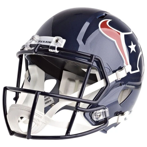 *SALE* HOUSTON TEXANS NFL FULL SIZE SPEED REPLICA FOOTBALL HELMET-SHIP FAST! Cover