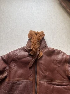 Schöne Noble House Lammfell Flieger Jacke Cognac-Braun Gr.XXXL TOP - Bild 1 von 16