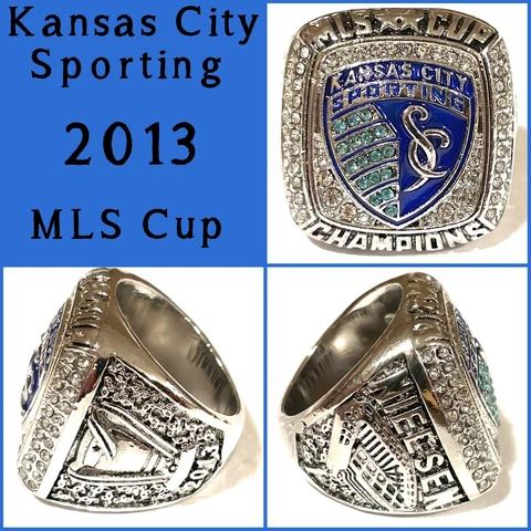Kansas City Sporting 2013 MLS Cup Championship Ring Size 11 Cover