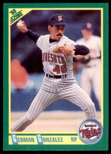 1990 Score German Gonzalez Baseball Cards #133