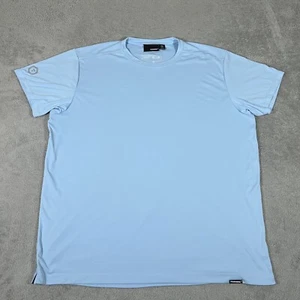 Truewerk Shirt Mens 2XL Blue B1 Short Sleeve Sun Tee Base Layer UV Wicking Work - Picture 1 of 16