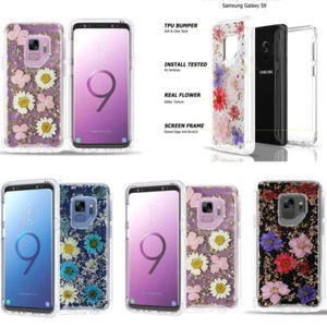 Für Samsung Galaxy S9/S9+ Stoßfeste Luxus Blumen Robuste Verteidiger Hülle - Bild 1 von 15