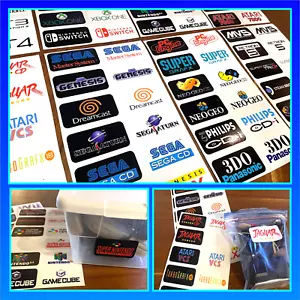 Video Game System/Console Labels for Storage & Organization - Custom Labels - Picture 1 of 16